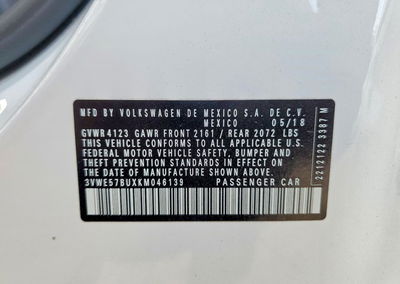 2019 Volkswagen Jetta Sel, пошкодження: Передня частина, Copart лот 56169856, фото 12 з 14