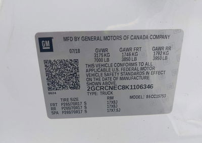 2019 Chevrolet Silverado 1500 Ld Wt, daño Frontal derecho, Iaai lote 45248959, foto 9 de 16