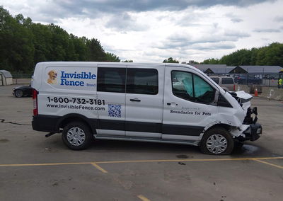 2023 Ford Transit-250, Right Front damage, Iaai lot 45191237, photo 13 of 16