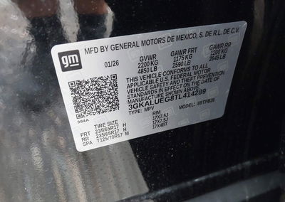 2026 Gmc Terrain Awd Elevation, Front & Rear damage, Iaai lot 45462224, photo 9 of 17
