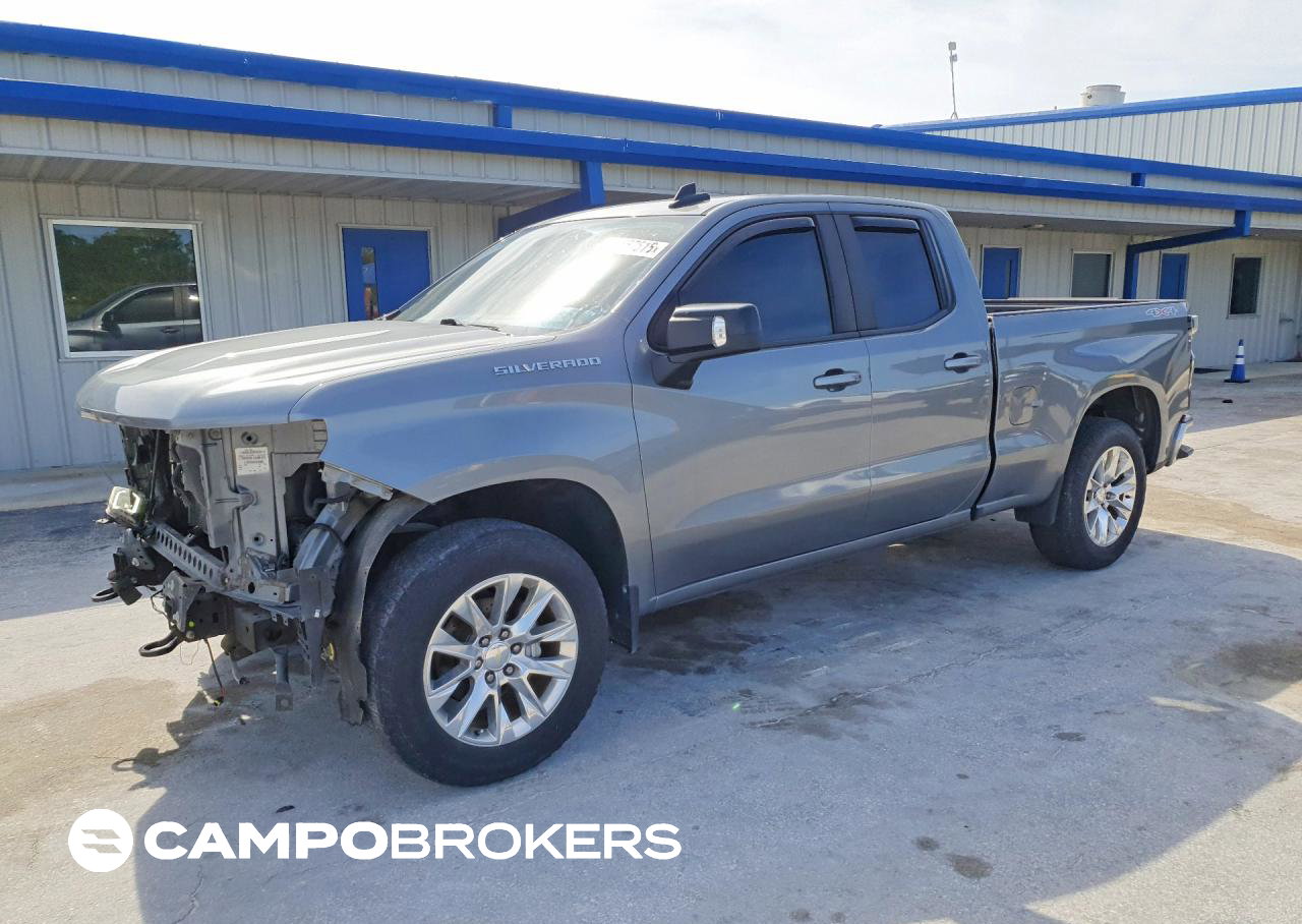 2020 Chevrolet Silverado K1500 Lt, daño Frontal, Copart lote 52557516