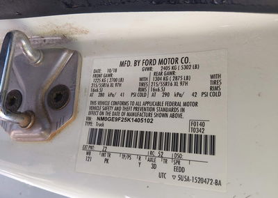 2019 Ford Transit Connect Xlt, Front End damage, Iaai lot 45115805, photo 9 of 16