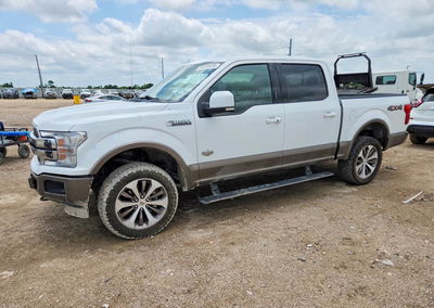 2019 Ford F150 Supercrew, Front End damage, Copart lot 54199926