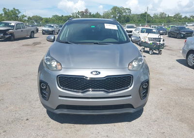 2019 Kia Sportage Ex, Rear damage, Iaai lot 45482201, photo 12 of 16