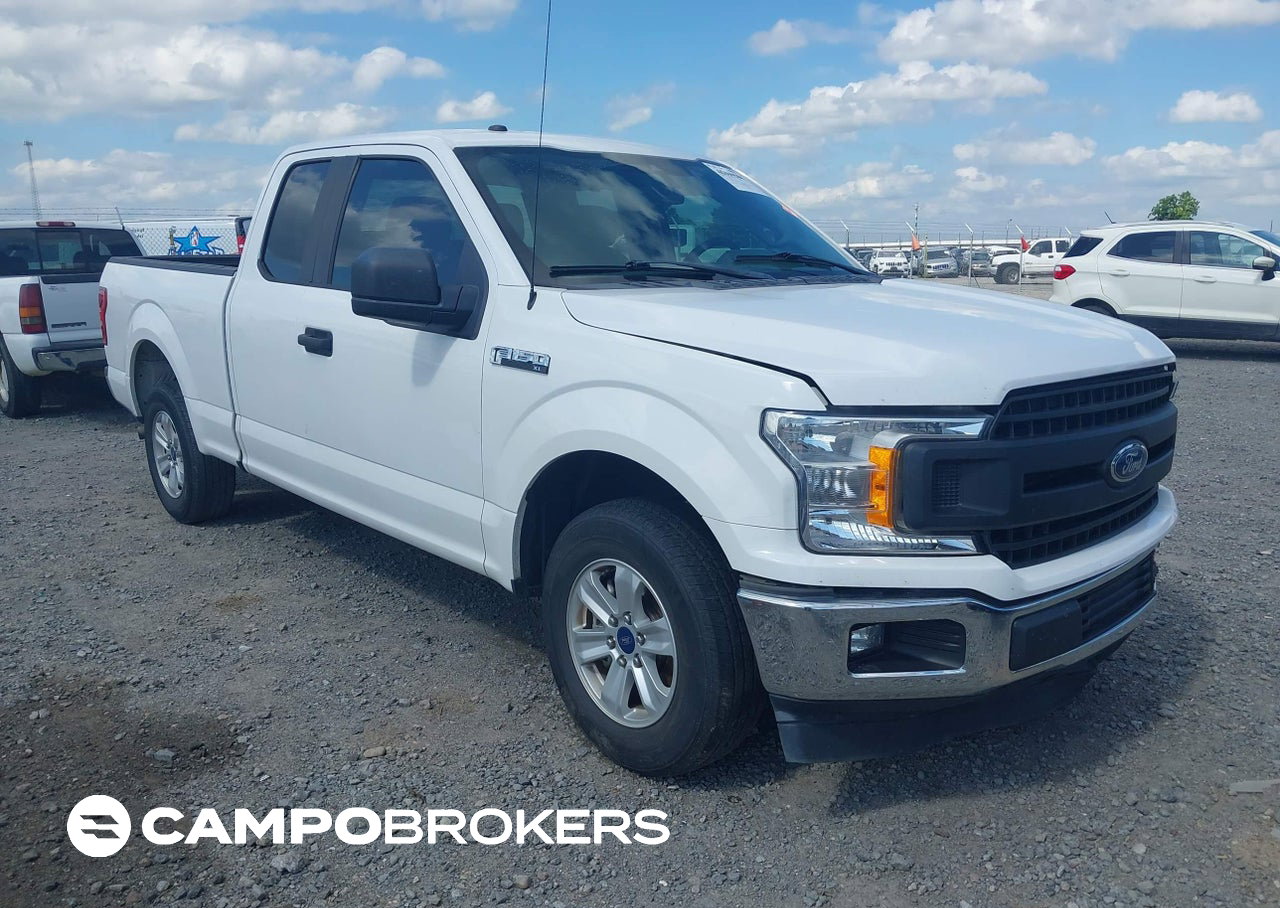 2019 Ford F-150 Xl, daño Frontal izquierdo, Iaai lote 45360500