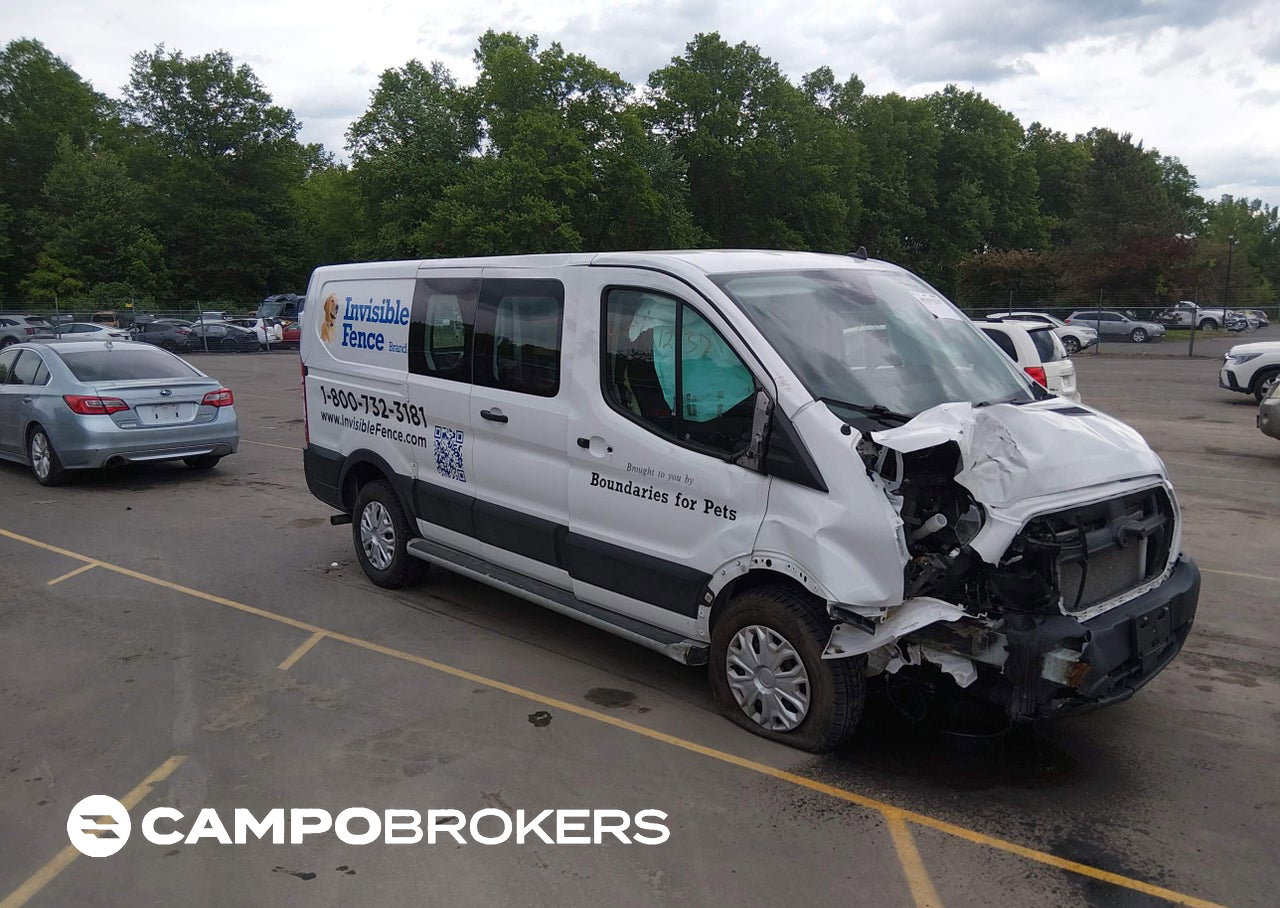 2023 Ford Transit-250, Right Front damage, Iaai lot 45191237