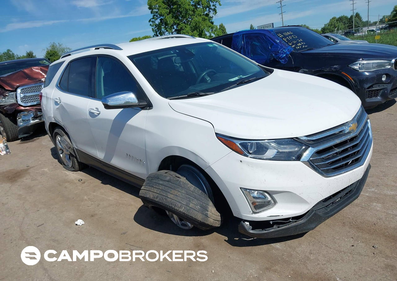 2021 Chevrolet Equinox Fwd Premier, daño Lateral derecho, Iaai lote 45436803