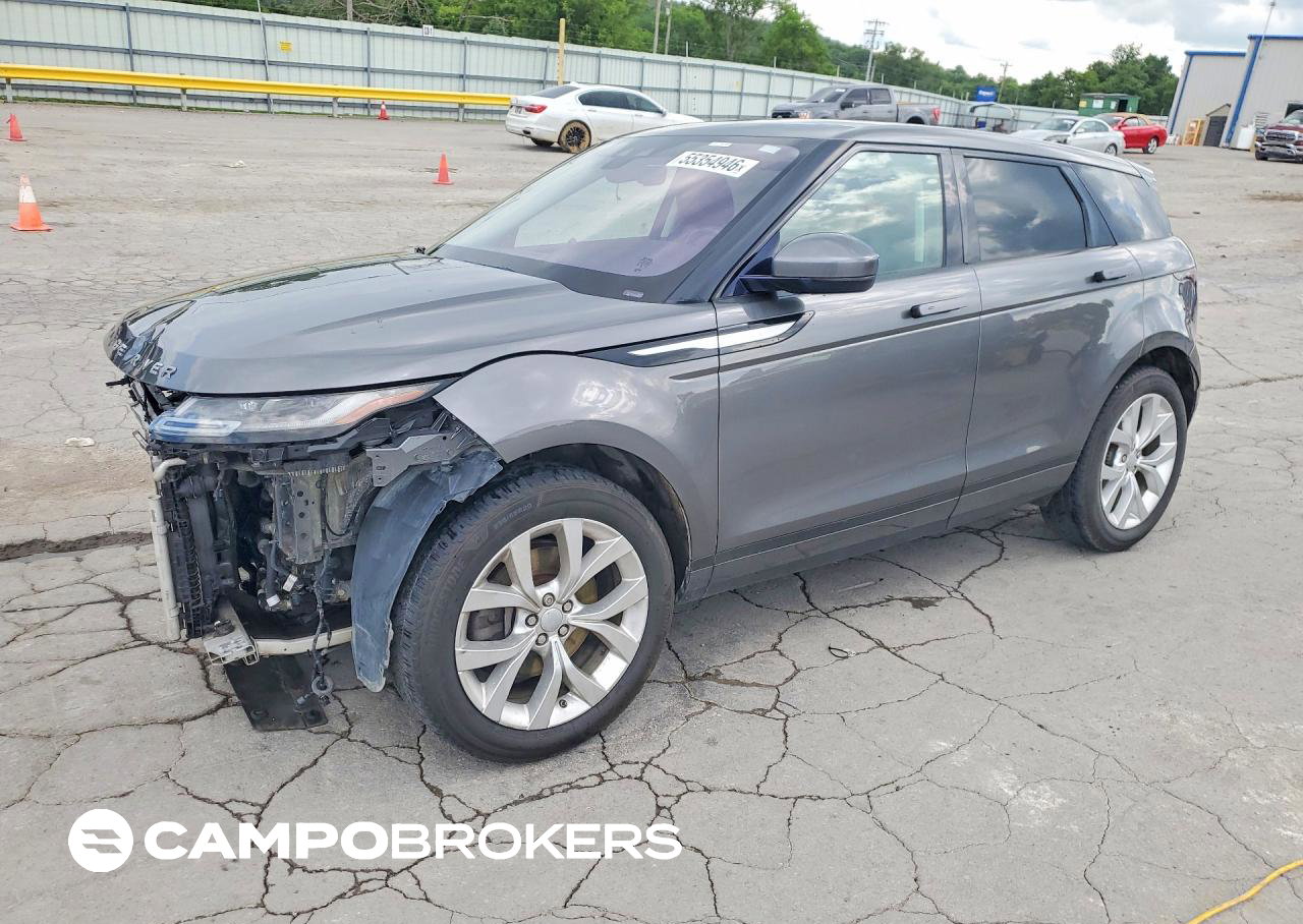 2020 Land Rover Range Rover Evoque Se, daño Frontal, Copart lote 55354946