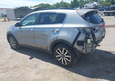 2019 Kia Sportage Ex, Rear damage, Iaai lot 45482201, photo 3 of 16