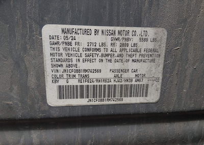 2024 Nissan Aryia, uszkodzenie: Lewy tył, Iaai lot 45345784, zdjęcie 9 z 16