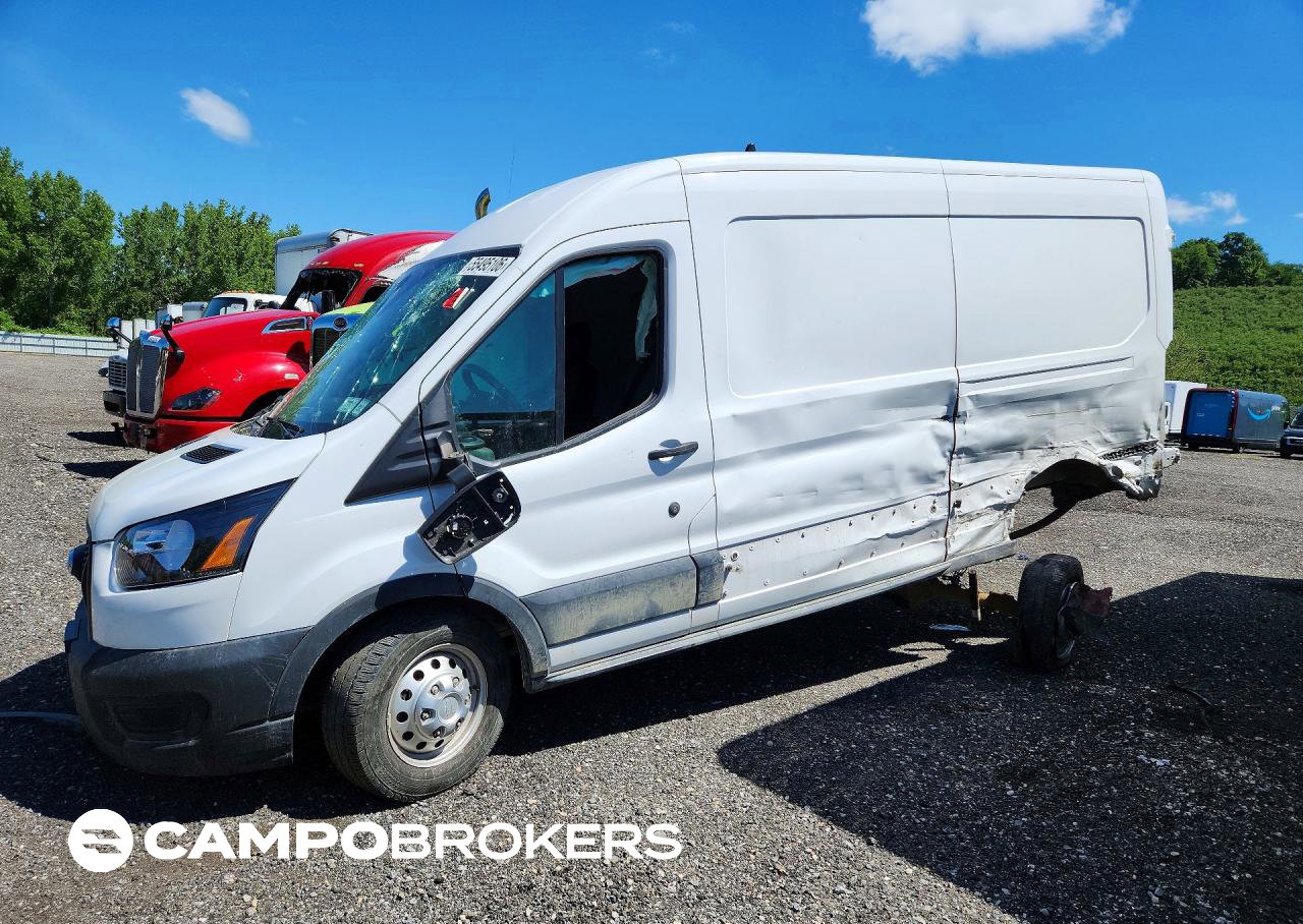 2023 Ford Transit 250 Delivery Van, daño Volcadura, Copart lote 55495106