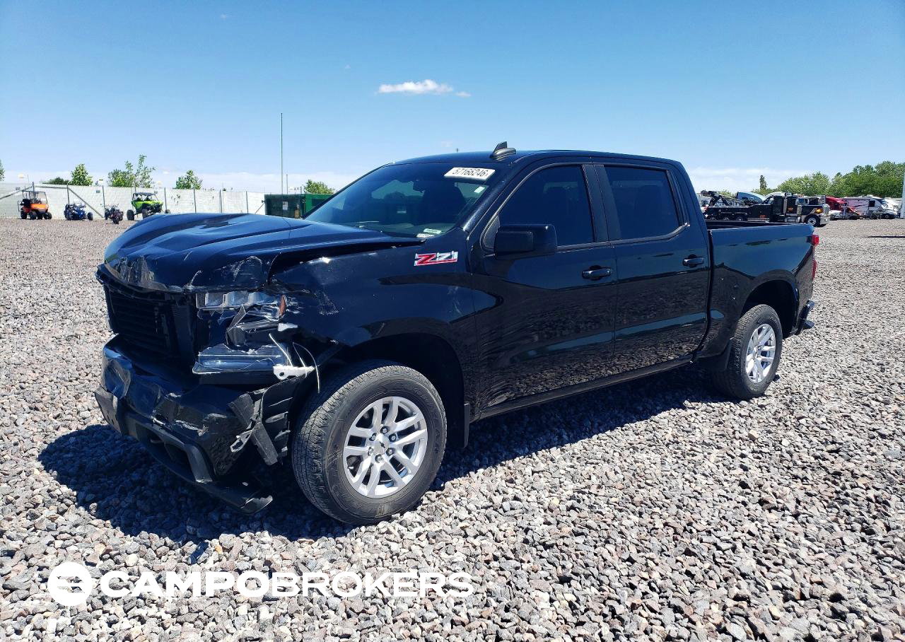 2022 Chevrolet Silverado Ltd K1500 Rst, daño Frontal, Copart lote 57166246