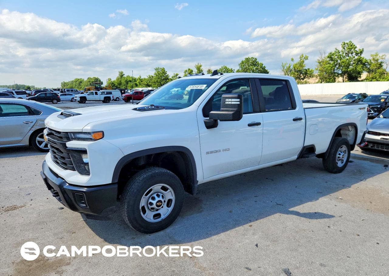 2024 Chevrolet Silverado K2500 Heavy Duty, Front End damage, Copart lot 57854816