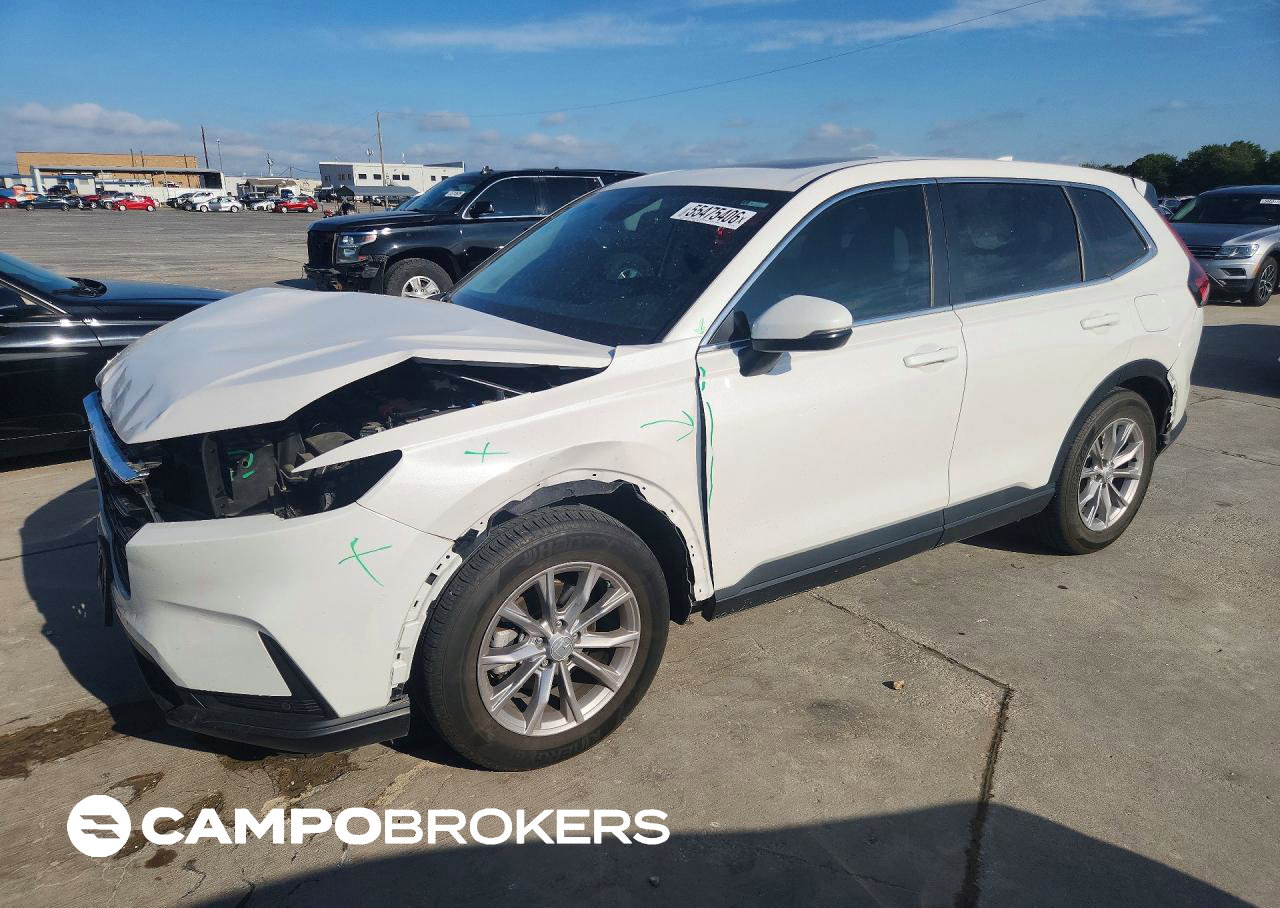 2024 Honda Cr-v Exl, daño Trasero, Copart lote 55475406