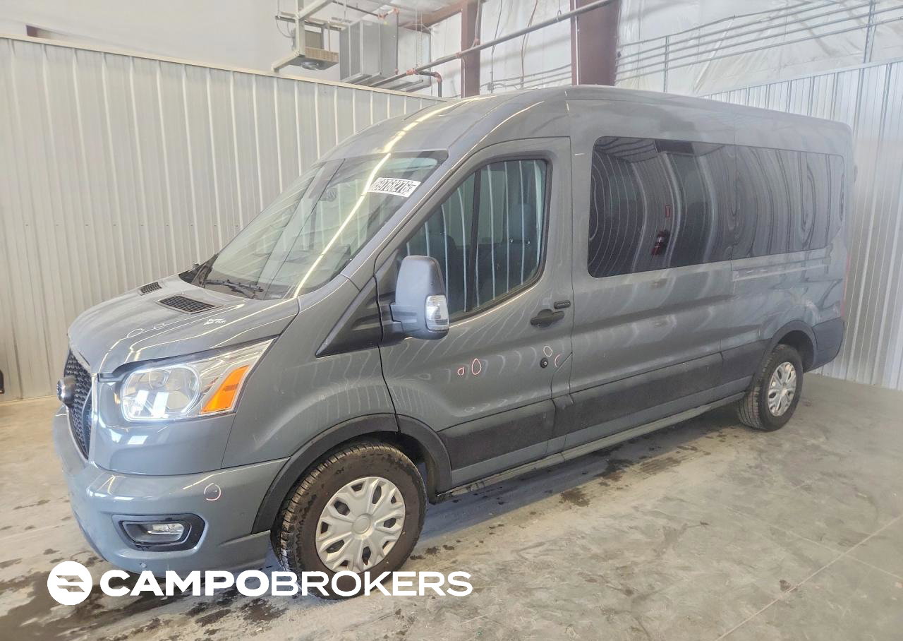 2022 Ford Transit T-350, Side damage, Copart lot 59768276