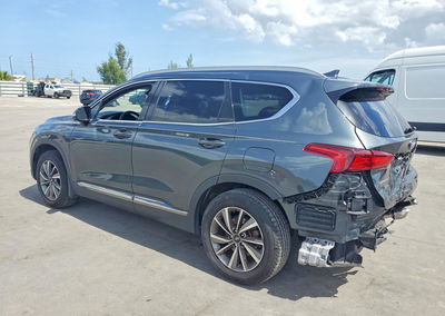 2020 Hyundai Santa Fe Limited, daño Bajos, Copart lote 55729076, foto 2 de 14
