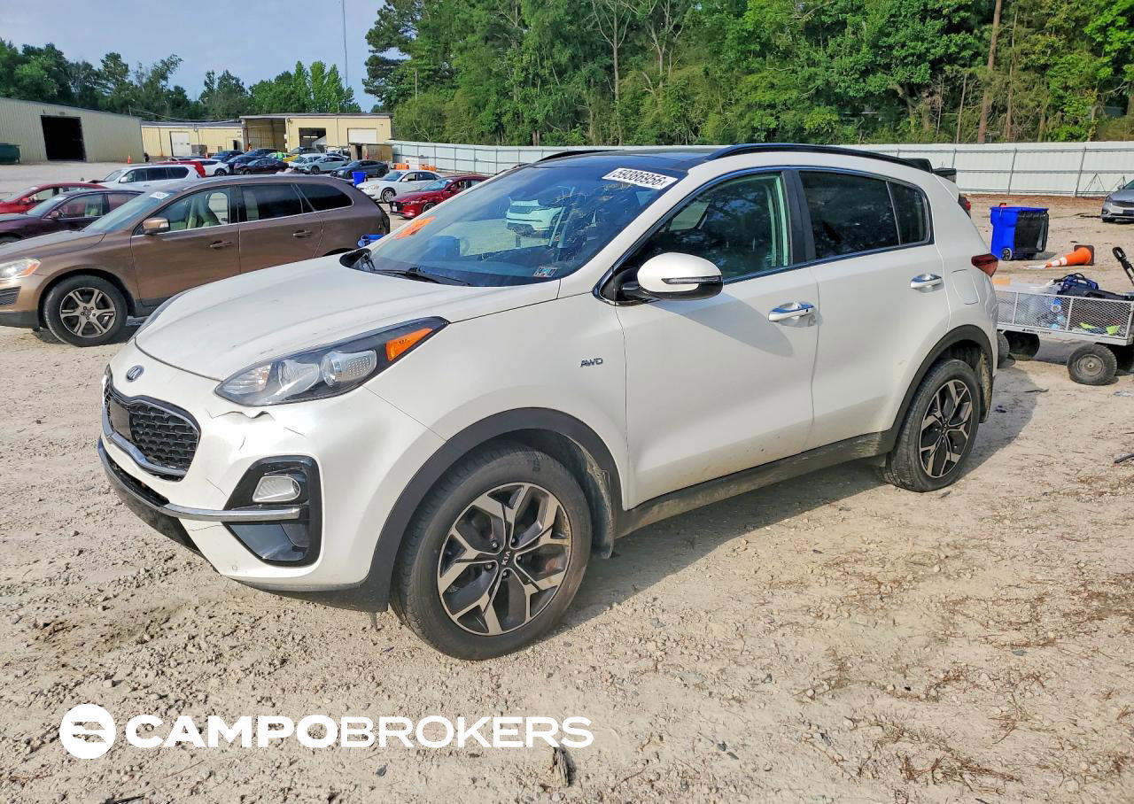 2020 Kia Sportage Ex, uszkodzenie: Przód, Copart lot 59386956