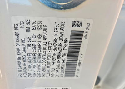 2024 Honda Cr-v Exl, daño Trasero, Copart lote 55475406, foto 14 de 14