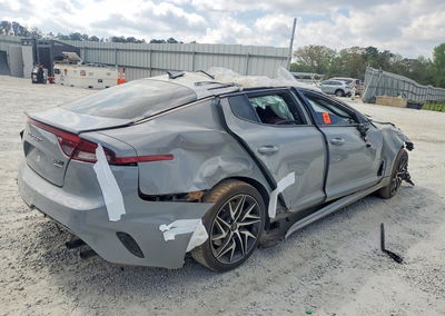 2022 Kia Stinger Gt-line, uszkodzenie: Całe nadwozie, Copart lot 47757076, zdjęcie 3 z 12