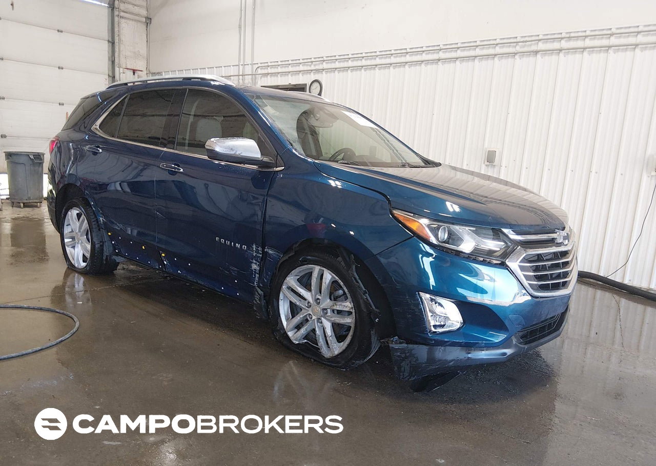 2020 Chevrolet Equinox Awd Premier 2.0l Turbo, Right Side damage, Iaai lot 45279982
