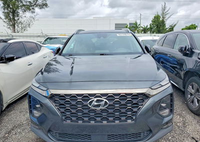 2020 Hyundai Santa Fe Limited, daño Bajos, Copart lote 55729076, foto 5 de 14