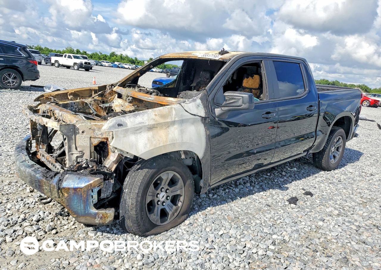 2020 Chevrolet Silverado C1500 Lt, uszkodzenie: Pożar, Copart lot 55517796