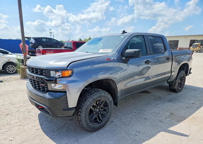 2021 Chevrolet Silverado K1500 Trail Boss Custom, daño Inundación, Copart lote 59628176