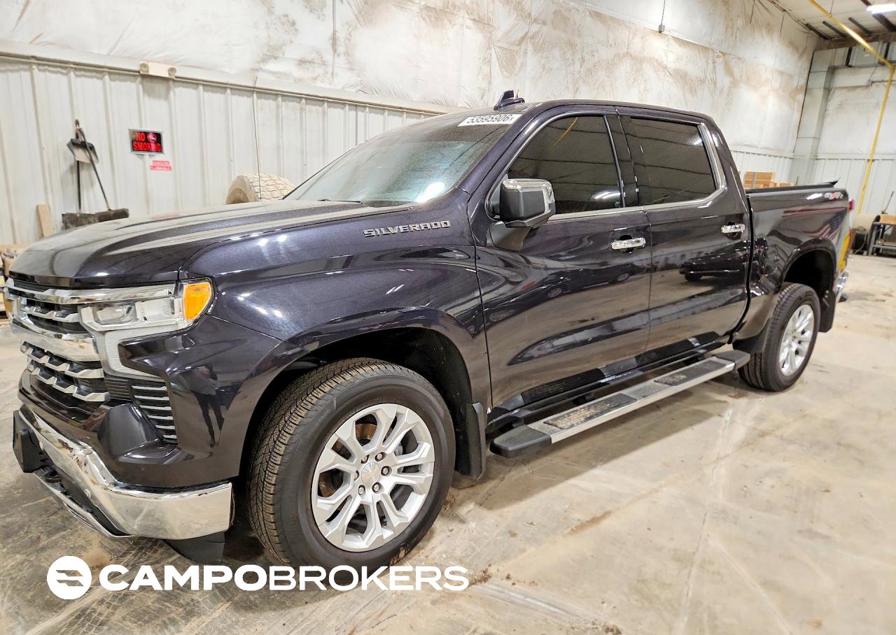 2022 Chevrolet Silverado K1500 Ltz, uszkodzenie: Przód, Copart lot 53595906