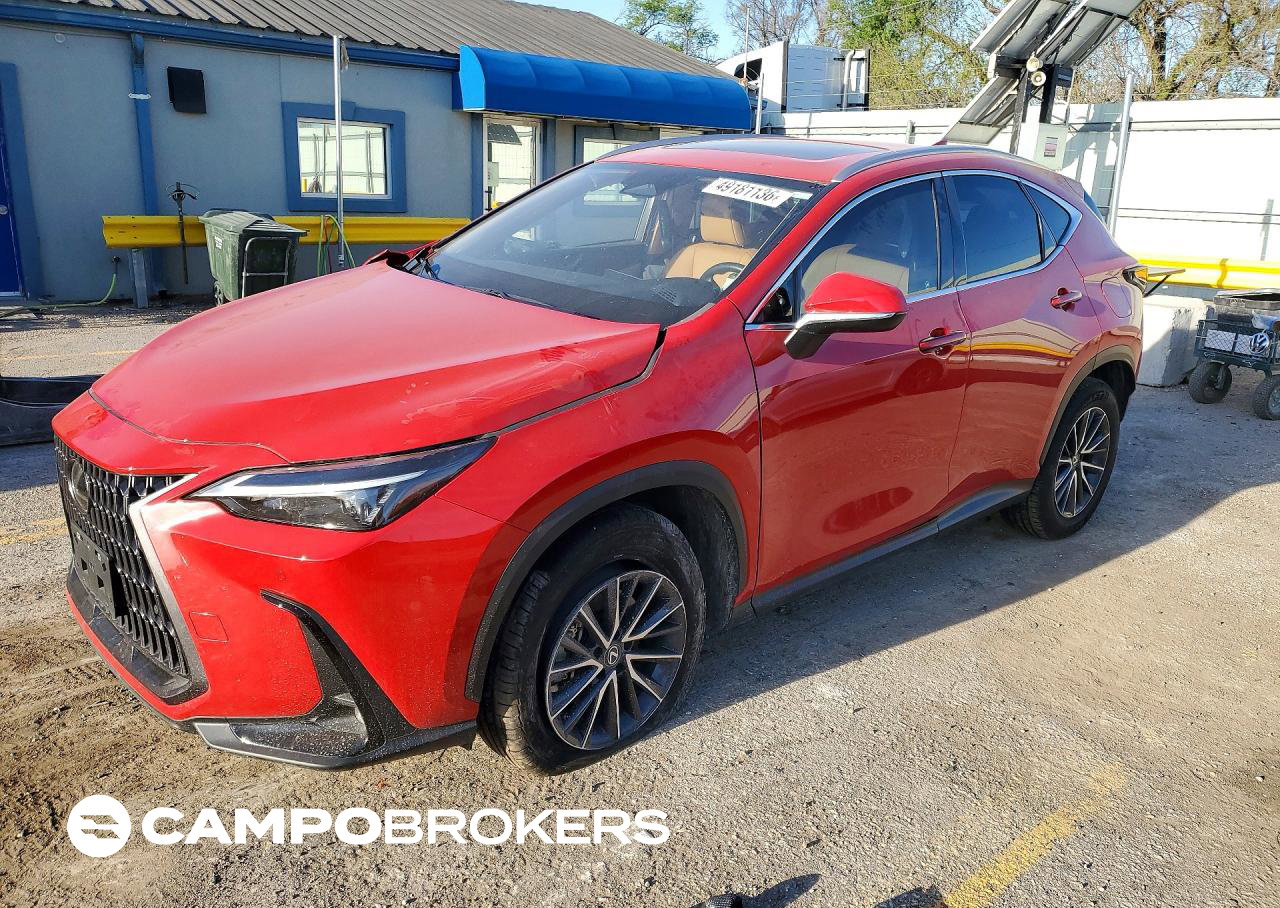 2023 Lexus Nx 350 Premium, пошкодження: Бік, Copart лот 49181136