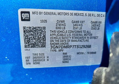 2026 Chevrolet Equinox Lt, Rear End damage, Copart lot 61352496, photo 12 of 12