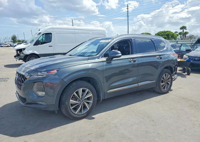 2020 Hyundai Santa Fe Limited, пошкодження: Днище, Copart лот 55729076