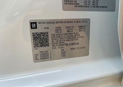 2020 Gmc Sierra K1500 Denali, daño Abolladuras/rayones menores, Copart lote 61712416, foto 10 de 14