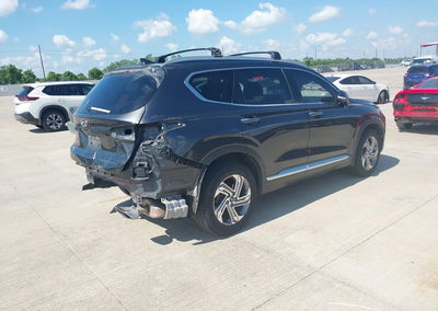 2022 Hyundai Santa Fe Sel, Rear damage, Iaai lot 45082615, photo 4 of 16