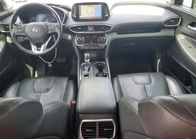 2020 Hyundai Santa Fe Limited, daño Bajos, Copart lote 55729076, foto 8 de 14