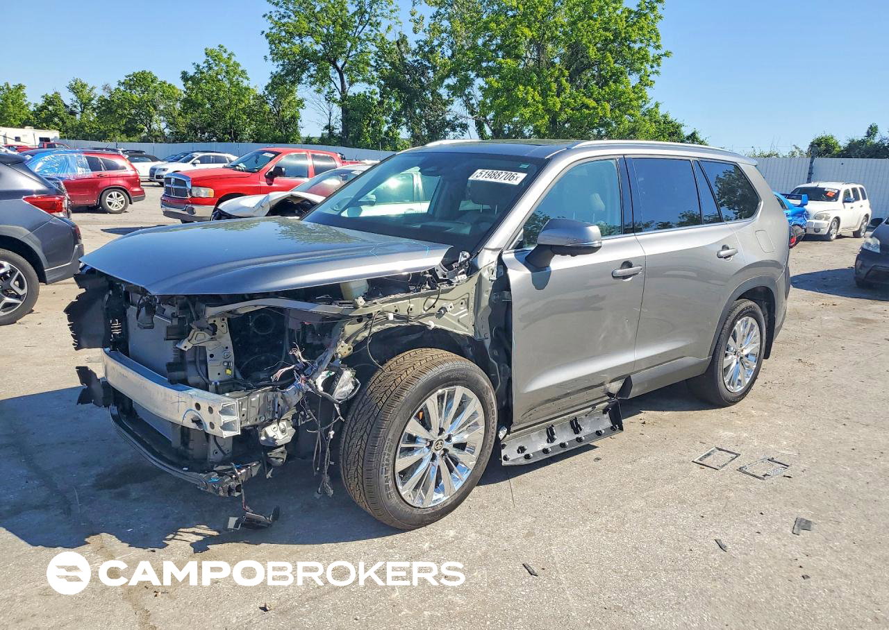 2026 Toyota Grand Highlander Platinum, Front End damage, Copart lot 51988706
