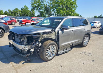 2026 Toyota Grand Highlander Platinum, Front End damage, Copart lot 51988706