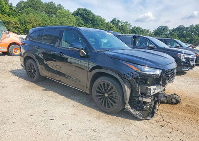 2024 Toyota Highlander Xse, пошкодження: Передня частина, Copart лот 60114446, фото 4 з 13