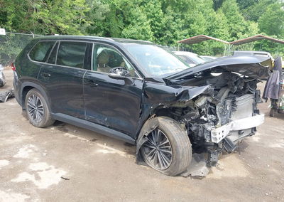 2024 Toyota Grand Highlander Hybrid Platinum Max, daño Frontal, Iaai lote 45416863, foto 1 de 16