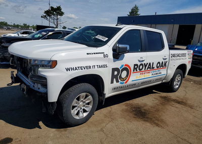 2021 Chevrolet Silverado K1500 Lt, daño Trasero, Copart lote 58370466