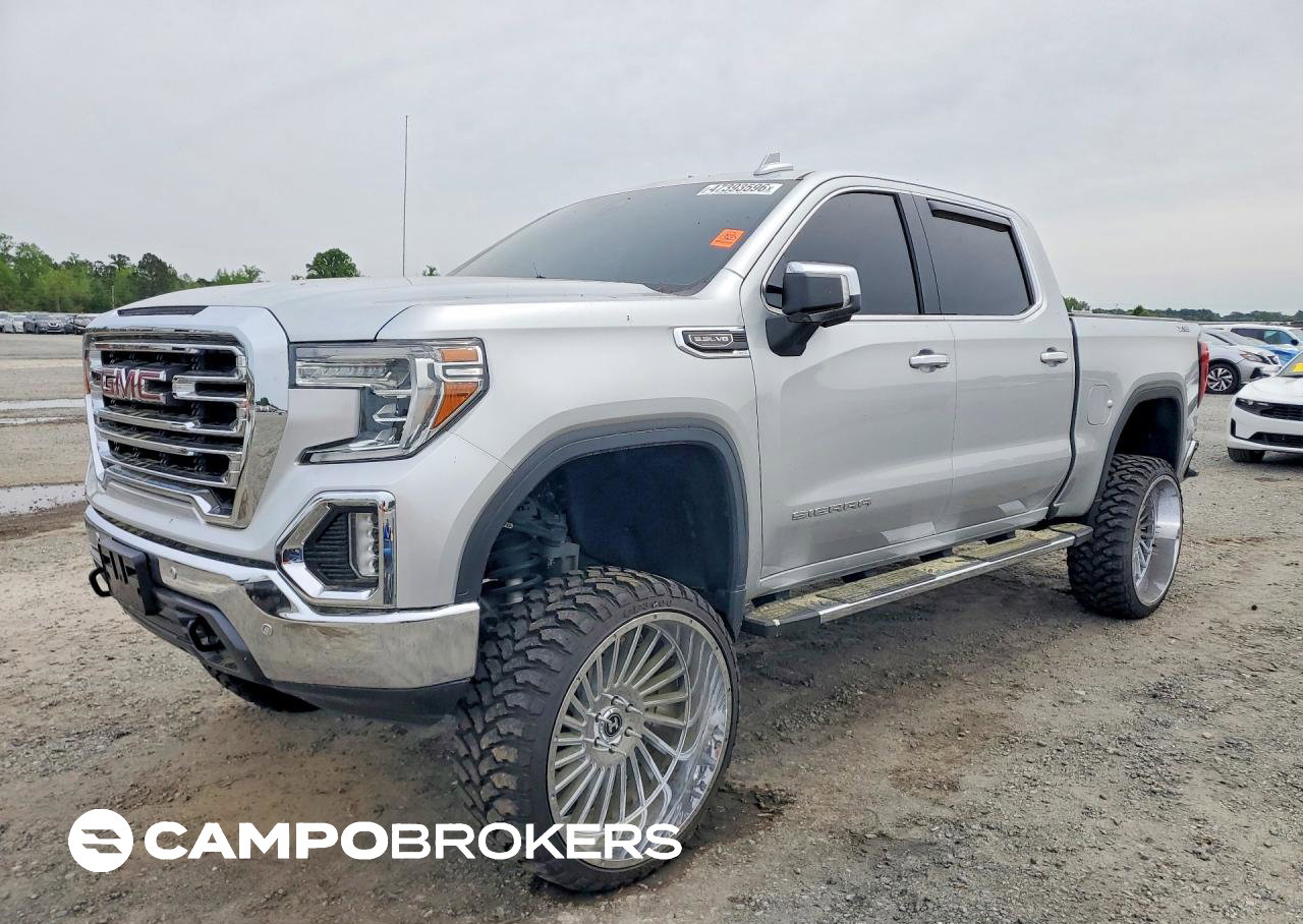 2021 Gmc Sierra K1500 Slt, uszkodzenie: Tył, Copart lot 47393596