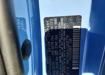 2020 Hyundai Veloster N Base, daño Frontal, Copart lote 61409976, foto 13 de 13