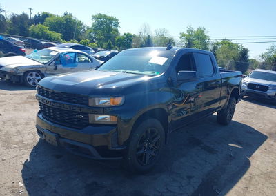 2021 Chevrolet Silverado 1500, daño Frontal derecho, Iaai lote 45069995, foto 2 de 16