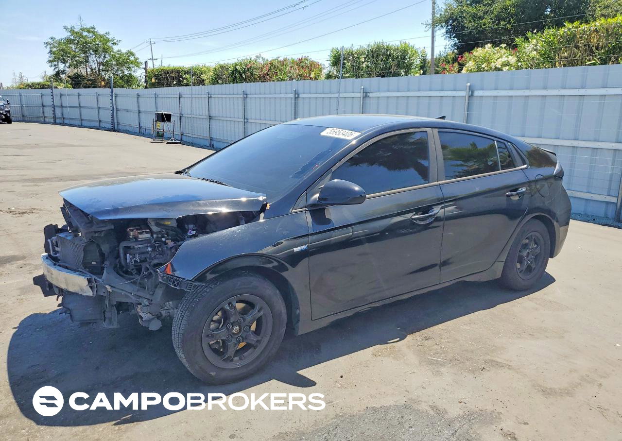 2019 Hyundai Ioniq Blue, uszkodzenie: Przód, Copart lot 55953406