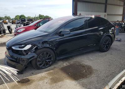 2022 Tesla Model X, Front End damage, Copart lot 54048846