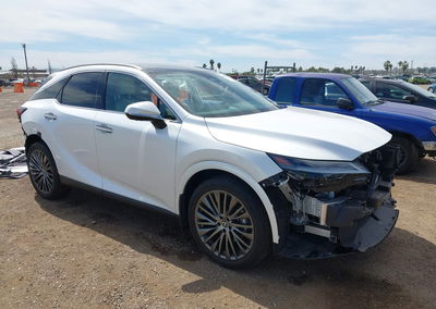 2023 Lexus Rx 350h Luxury, Left Side damage, Iaai lot 44590578