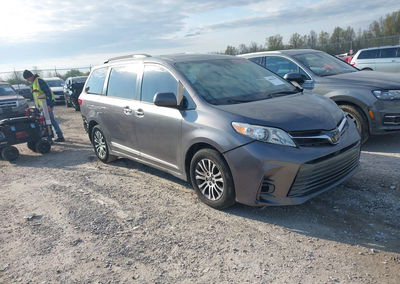 2019 Toyota Sienna Xle 8 Passenger, daño Frontal izquierdo, Iaai lote 44804596