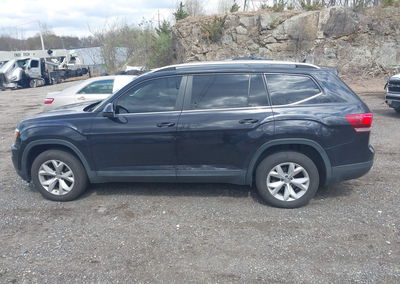 2019 Volkswagen Atlas 3.6l V6 Se W/technology, daño Lateral derecho, Iaai lote 44907917, foto 15 de 17