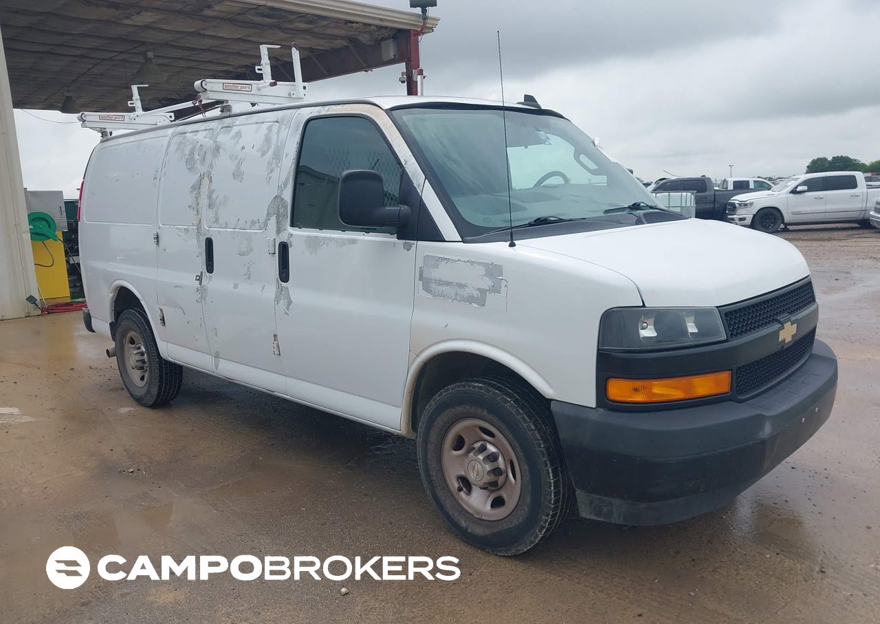 2020 Chevrolet Express Cargo Rwd 2500 Regular Wheelbase Wt, пошкодження: Задня частина, Iaai лот 45600706