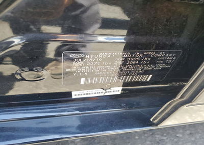 2019 Hyundai Ioniq Blue, uszkodzenie: Przód, Copart lot 55953406, zdjęcie 12 z 12