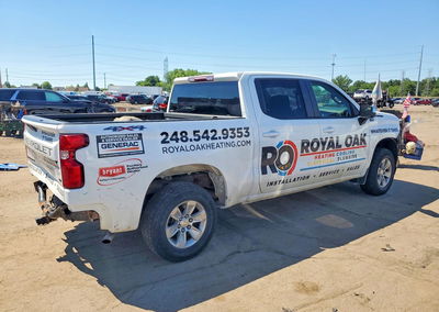 2021 Chevrolet Silverado K1500 Lt, daño Trasero, Copart lote 58370466, foto 3 de 12